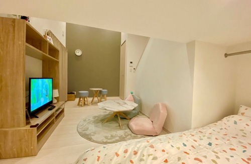 Nishi Ward Apartment | No 203 Close to Kumamoto station maisonette type with kitchen Yogibo TV with video app/Kumamoto Kumamoto