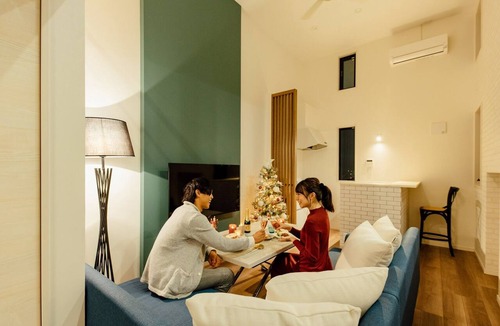 Chuo Ward Apartment | No205Near Kumamoto Station Large sofa Maisonette type with kitchen for 1 to 4 people/Kumamoto Kumamoto