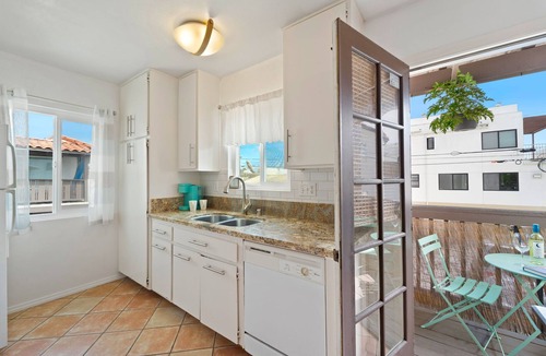 North Pacific Beach Condo | North PB Jewel: Sun-Soaked Second Story, Steps to Beach & Tourmaline Surfing