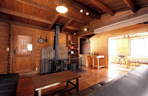 Kita Karuizawa RV Rental | Northland Cottage with Dog Winter/Agatsuma County Gunma