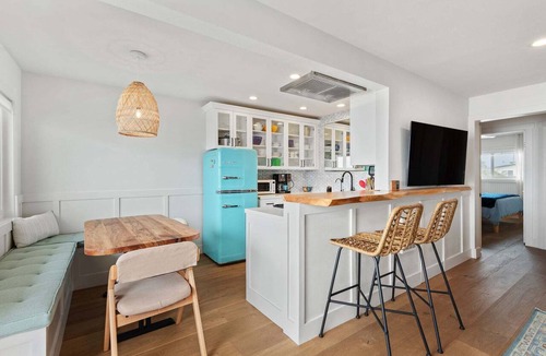 Carpinteria Condo | Ocean View Beach Condo | California King, Balcony & Steps to the Sand