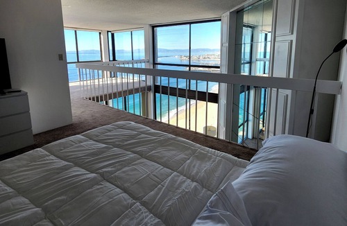 South Redondo Condo | One of a Kind Top Corner Penthouse Ocean 100' Walk Pier Harbor Fish Restaurants