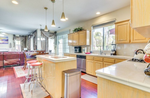 Clovis House | Outdoor Oasis + Hot Tub! Spacious Clovis Home