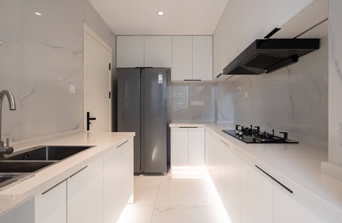Huangpu Apartment | Perfect 3-bedroom apartment with AC 50m to Metro Prime Shanghai Location