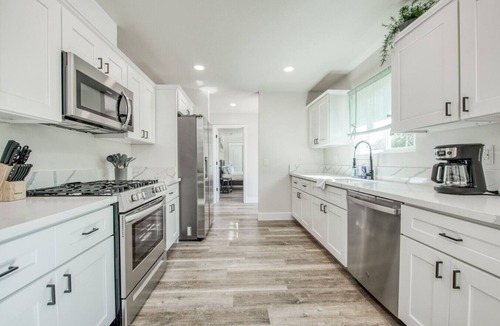 Fresno House | Poolside Retreat Near Vibrant Downtown Fun