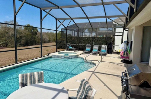 Windsor Palms Villa | Private Pool/Spa, Outdoor TV, Woodland Views, Windsor Palms, Minutes to Disney