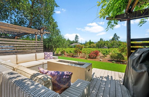 St. Helena House | Relax in St. Helena - Hot Tub, Vineyard Home, Game Room, Dedicated Work Space