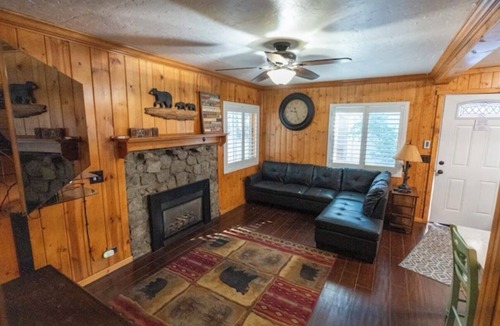 Al Tahoe House | Romantic one bedroom, one bath cabin with white picket fence in. Extremely cozy.
