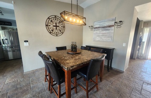 Paradise House | Rustic Vegas home with beautiful Salt water Pool,Billiard,& Hot tub