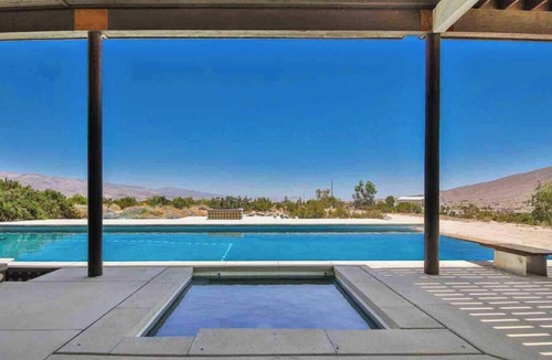 Indio Hills House | Salt Water Pool+Spa/BBQ/Swim-Up Bar/Misters/Views