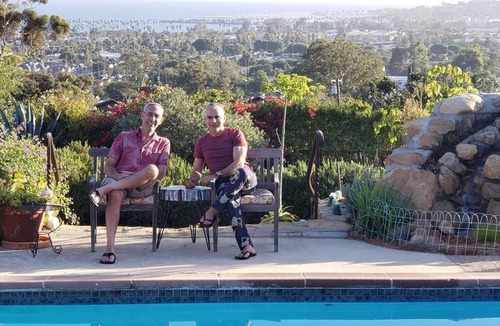 Eastside House | SB home. 1/2 acre gardens . Pool, hot tub. World Class Unobstructed Views.