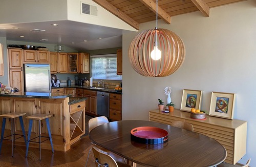 East San Roque Condo | Single story, red tile roof condo walking distance to the Mission and San Roque