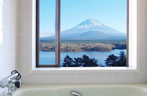 Fujikawaguchiko Hotel | Special JapaneseWestern small roompanoramic view of Mt Fuji Lake Shoji/Minamitsurugun Yamanashi