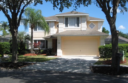 Sunset Lakes Villa | Sunset Retreat Villa-Disney/Princess Rooms -Private Pool Area/Tropical Waterfall