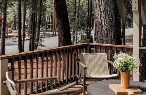 Chamberlands Cabin | The Homewood, Designer A-frame Cabin, West Shore, Sleeps 10, Private Beach Club