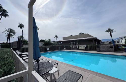 Desert Aire House | Tiny Home in premier 55+ Resort with pool, golf, hiking & cycling