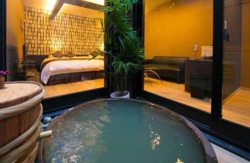 Oita Hotel | Twin room Onsen openair bath/Oita Ōita