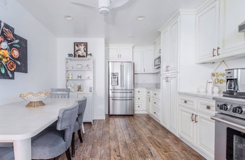 Peninsula House | Walk to Both the Beach & Bay! Peninsula Home with Two-Car Garage