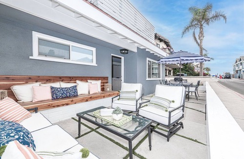 West Newport Condo | Well, Hello Beautiful! Newly Remodeled Beachside Home - Half Block to Beach!