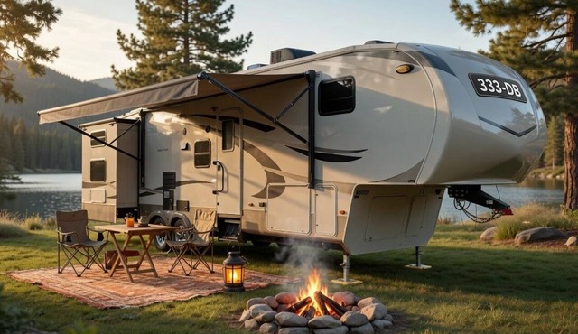2-bedroom three AC RV on river front RV Resort at the cove rv resort