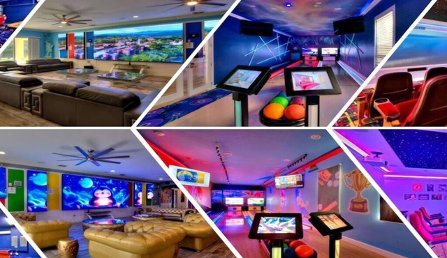 28 Bedrooms, America & Music Bowling Mansions, SIDE BY SIDE, Sleep 80