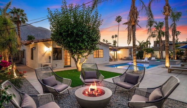 5 BR Palm Springs Estate | Pool + Mountain Views