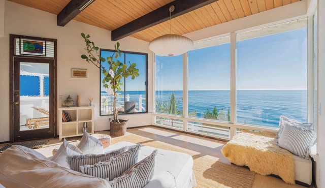 A Beachfront Bungalow on Malibu's Broad Beach