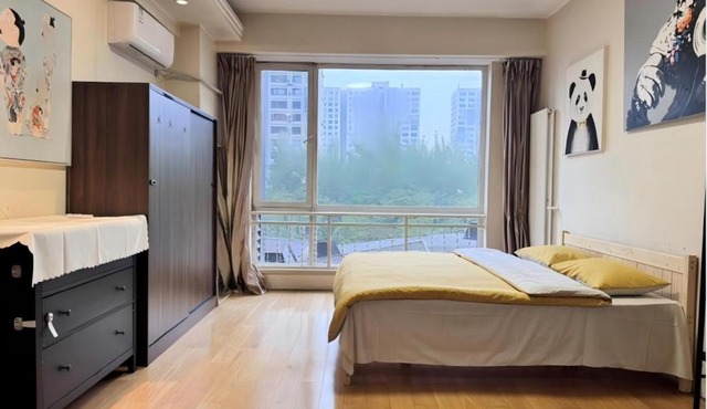 Beijing City center Cozy Family Apt with Queen-sized beds