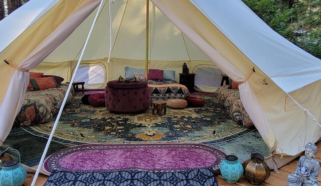 Bell Tent #1 Bigfoot Lodging Lassen