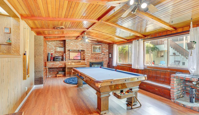 Burney Cottage w/Game Room: Walk to Town!
