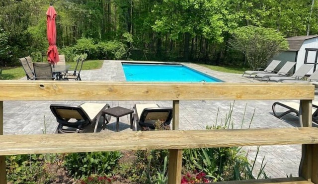 Cherry Beach Pool House in Three Oaks