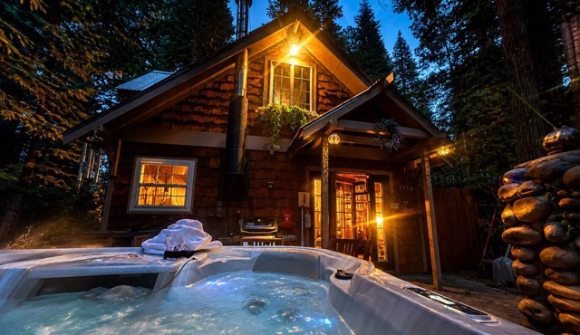 Cozy Yosemite Retreat Private Hot Tub BBQ 2 Mi from Yosemite