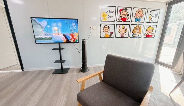 Cute Snoopy Theme 3 beds Tiny House
