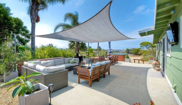 Enjoyable house with Ocean views and open space views in Oceanside.