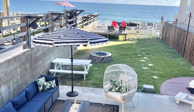 Entire Beachfront Home W/SPA & Private Large Backyard!