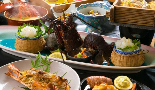 Exquisite spiny lobster Half Board plan Nonsmoking Japanesestyle room with 12 tatami mats/Minamikyushu Kagoshima