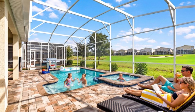 Feels Like Funshine 8BR Pool and Spa 150" Theater Golf Views