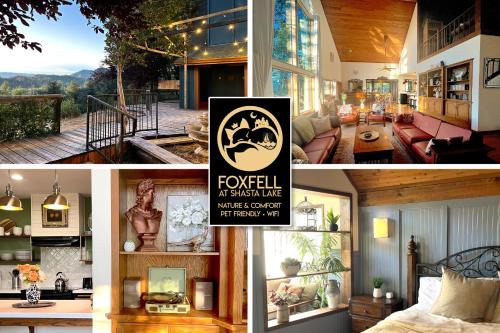 Foxfell At Shasta Lake, A Pet-Friendly Vacation Home and 4-Acre Lake Retreat with Stunning 360 Nature Views