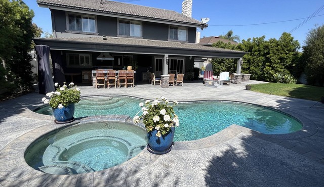 French Country-Style Home with Pool in Orange, CA near Disneyland and OC Beaches