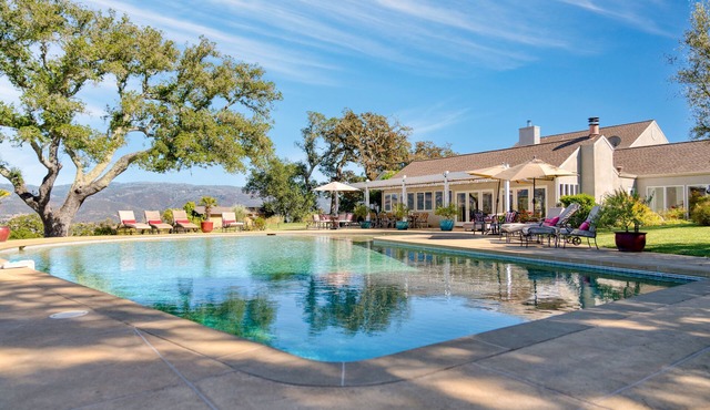 Hilltop Pool + Patio + Panoramic Views | Wine Country Retreat | Sonoma Sunshine