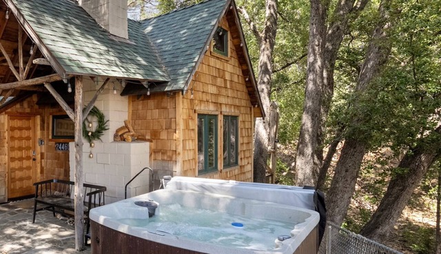 Hot Tub, Sauna & Cozy Tree Haus Escape