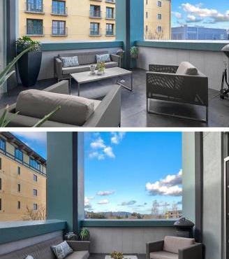 Lovely 4bed 3full bath Santana Row Condo with AC