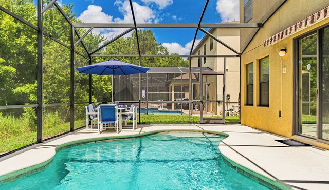 Near Disney, Game Room, BBQ & Free Pool Heat + Late Checkout