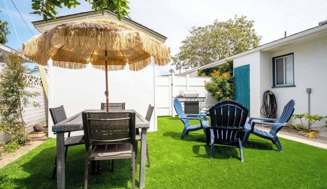 New Pacific Beach Surf Pad BBQ/Fire Pit-Sleeps 4