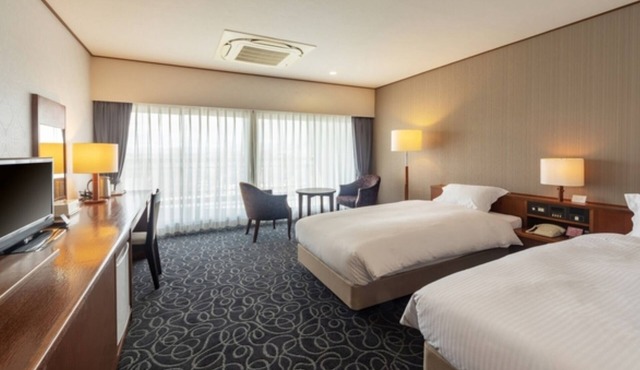 Nonsmoking Moderate twin Room without meals/Kurume Fukuoka