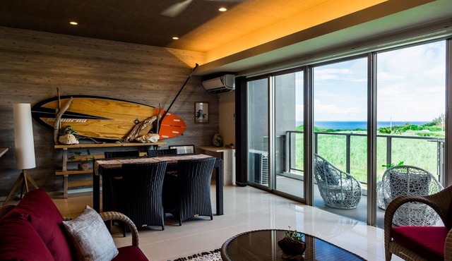 OR211 spacious living room The contrast between t - Ocean Resort Maeda Misaki 211/Kunigami-gun Okinawa