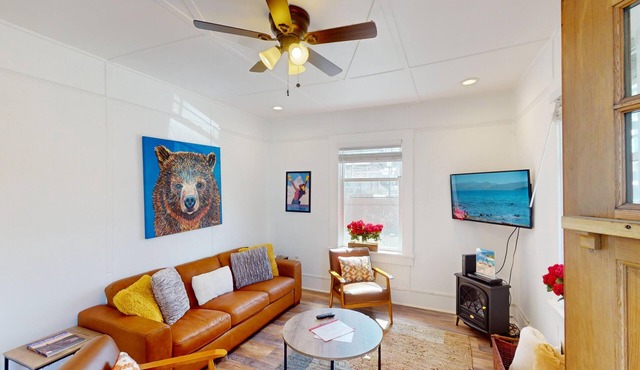 Pet-Friendly Chic Downtown Home w/Queen Suite & Desk | Near River & Bike Trails