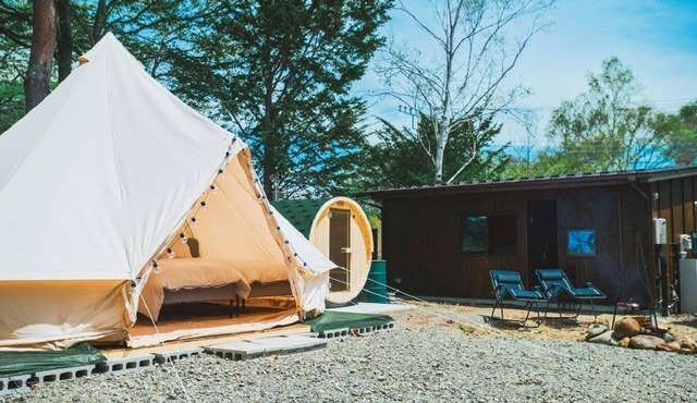 Plan with private barrel sauna flat rate for up t/North Dublin Yamanashi