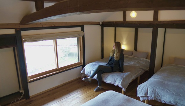 Renovated 100-year-old old private house inn HAKURA 1 building for rent 5 min. walk from JR Tamba Oyama Station 【Opening in August 2024
