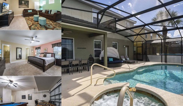 Resort home, Lakeview, private pool near to Disney